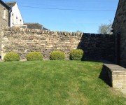 We always aim to provide walling stone which is in keeping with the property. This house is at Lepton.
